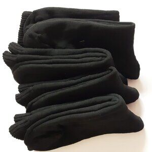 Mens 5-Pack Thermal Boot Liner Black Socks